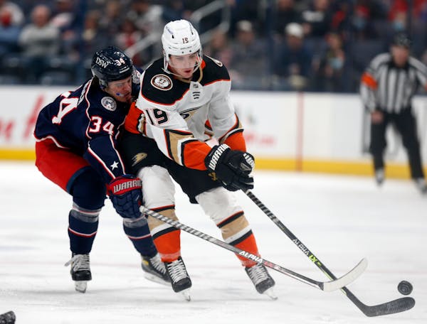 Anaheim’s Troy Terry is among the NHL’s top goal scorers.