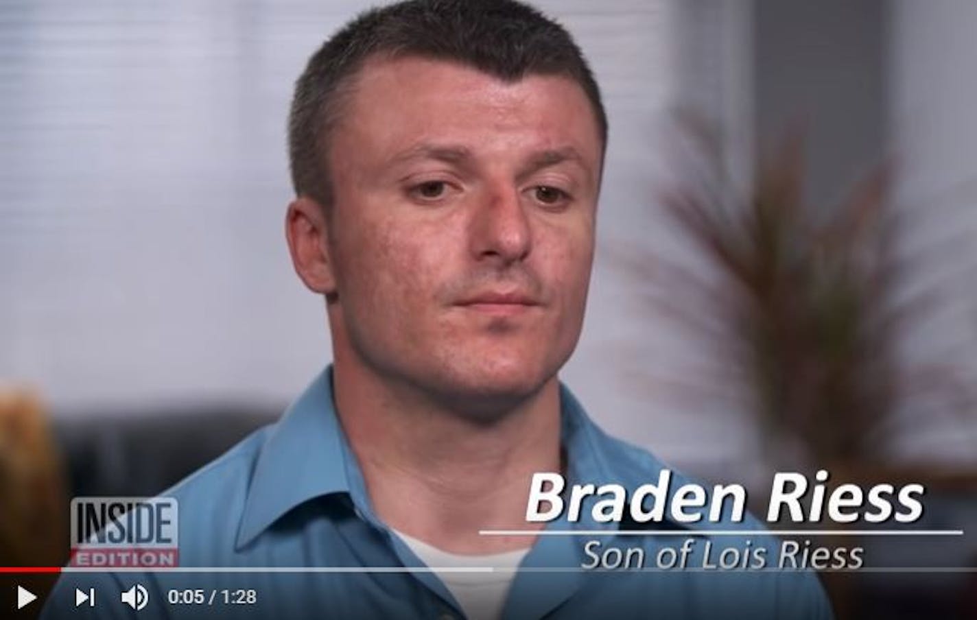 Braden Riess gave an interview to "Inside Edition."