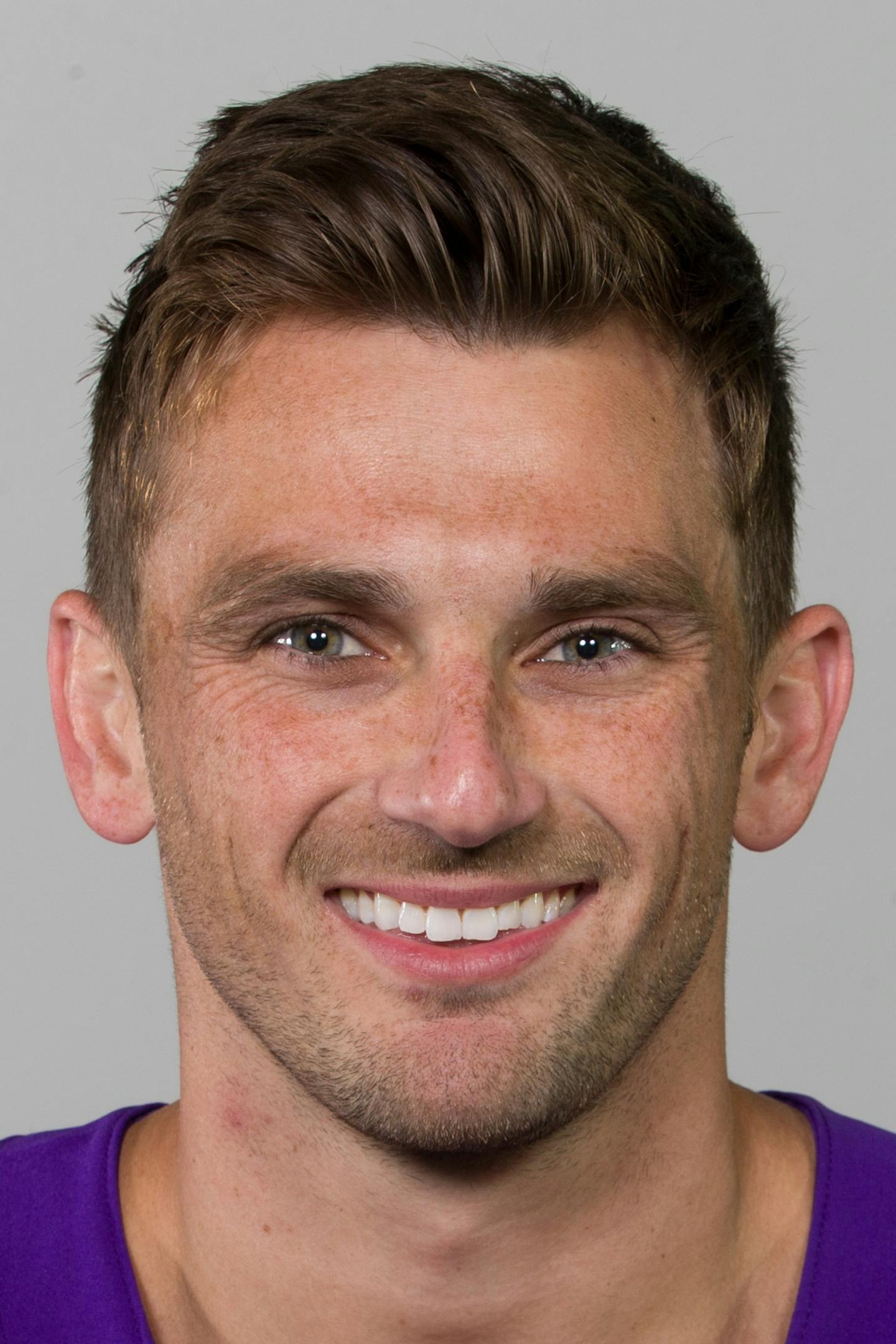 This is a photo of Blair Walsh of the Minnesota Vikings NFL football team. This image reflects the Minnesota Vikings active roster as of Monday, July 6, 2015. (AP Photo) ORG XMIT: NFLHS15