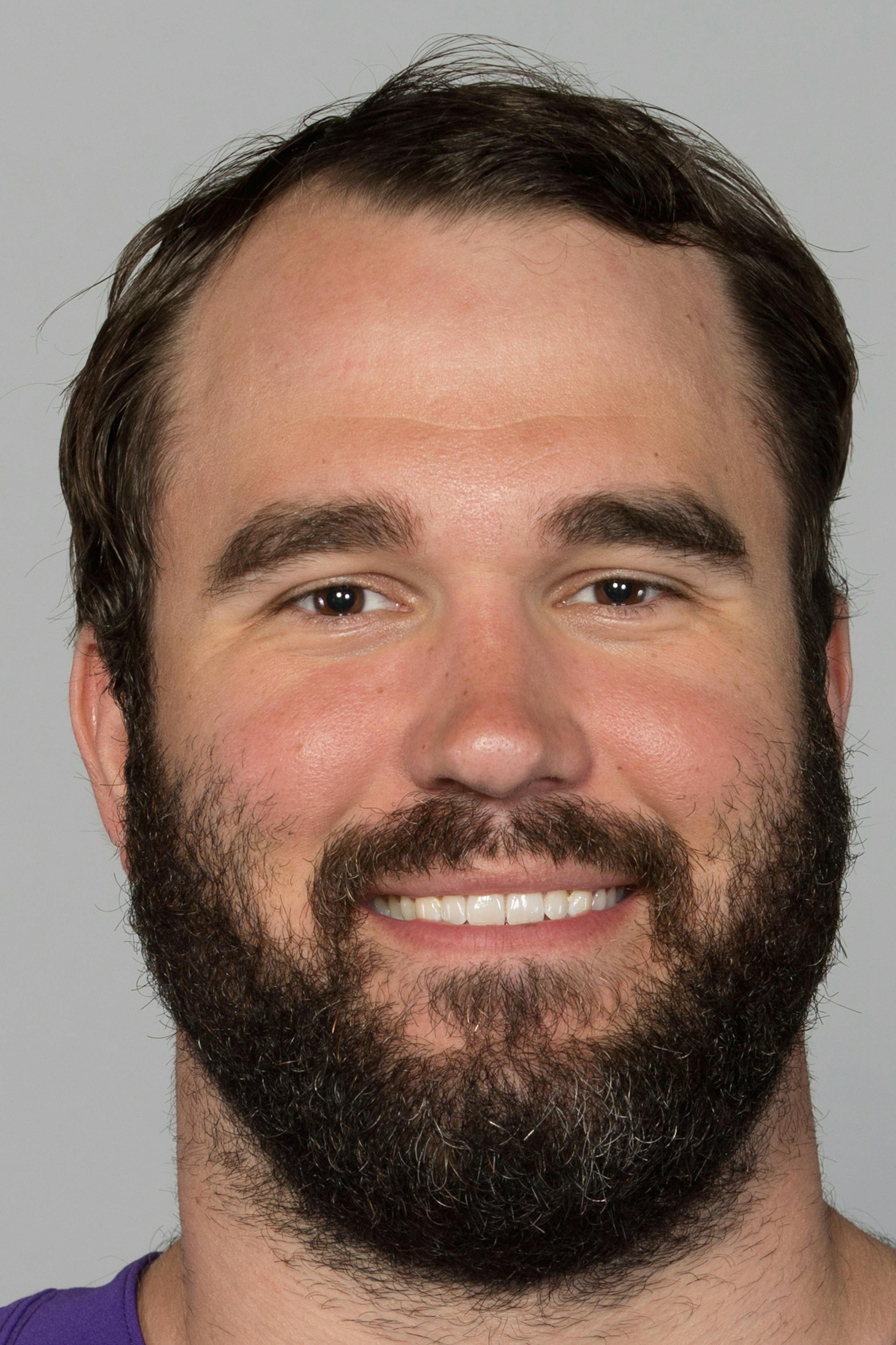 This is a 2013 photo of John Sullivan of the Minnesota Vikings NFL football team. This image reflects the Minnesota Vikings active roster as of Thursday, June 6, 2013 when this image was taken. (AP Photo) ORG XMIT: NFLHS13