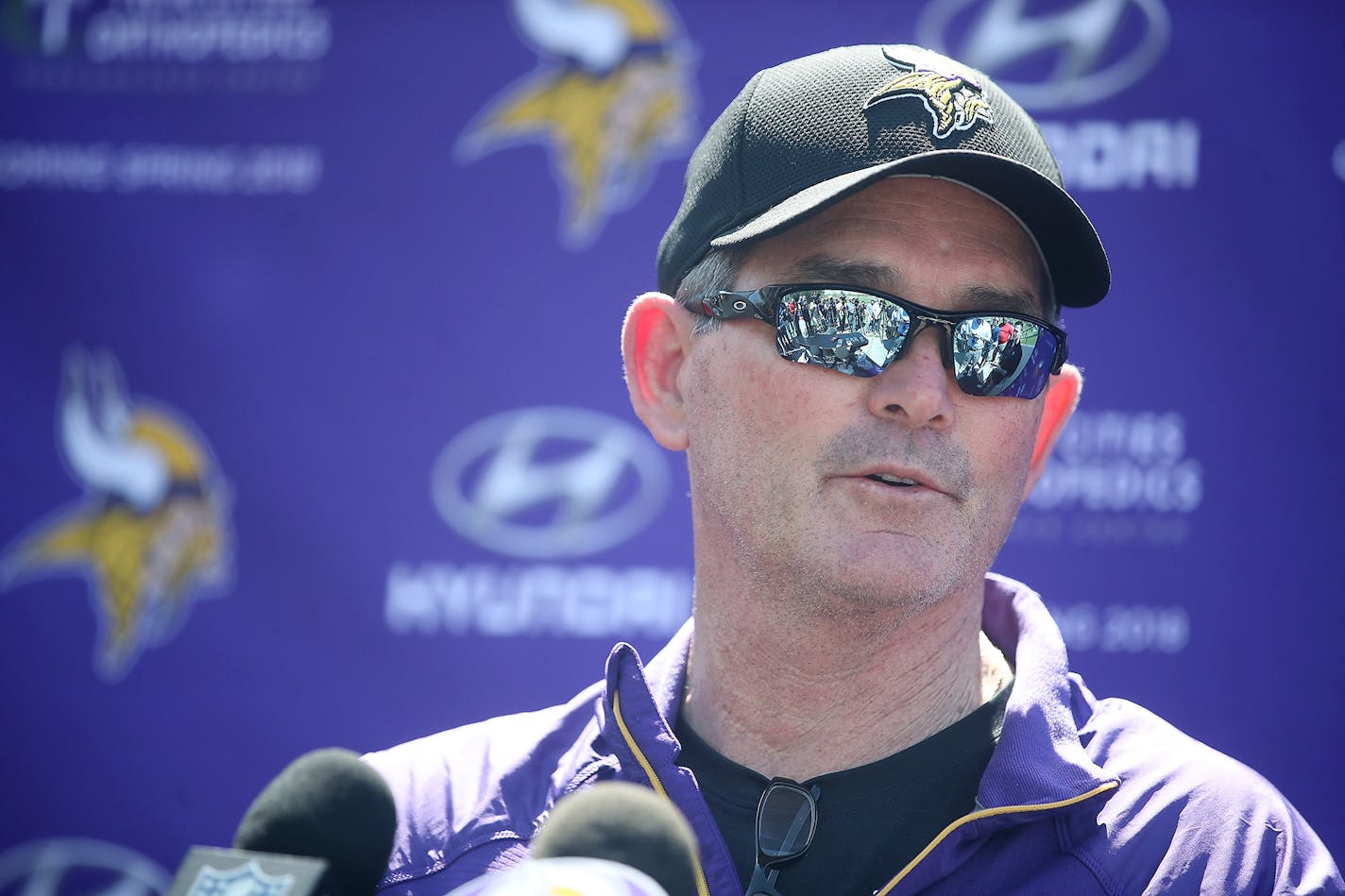 Vikings coach Mike Zimmer, who last Wednesday had his eighth surgery on his right eye, "will be taking time away from the team to dedicate to recovering from eye surgery and restoring his health," General Manager Rick Spielman announced in a statement Monday morning.