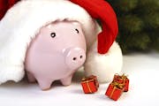 piggy bank holiday christmas istockphoto
