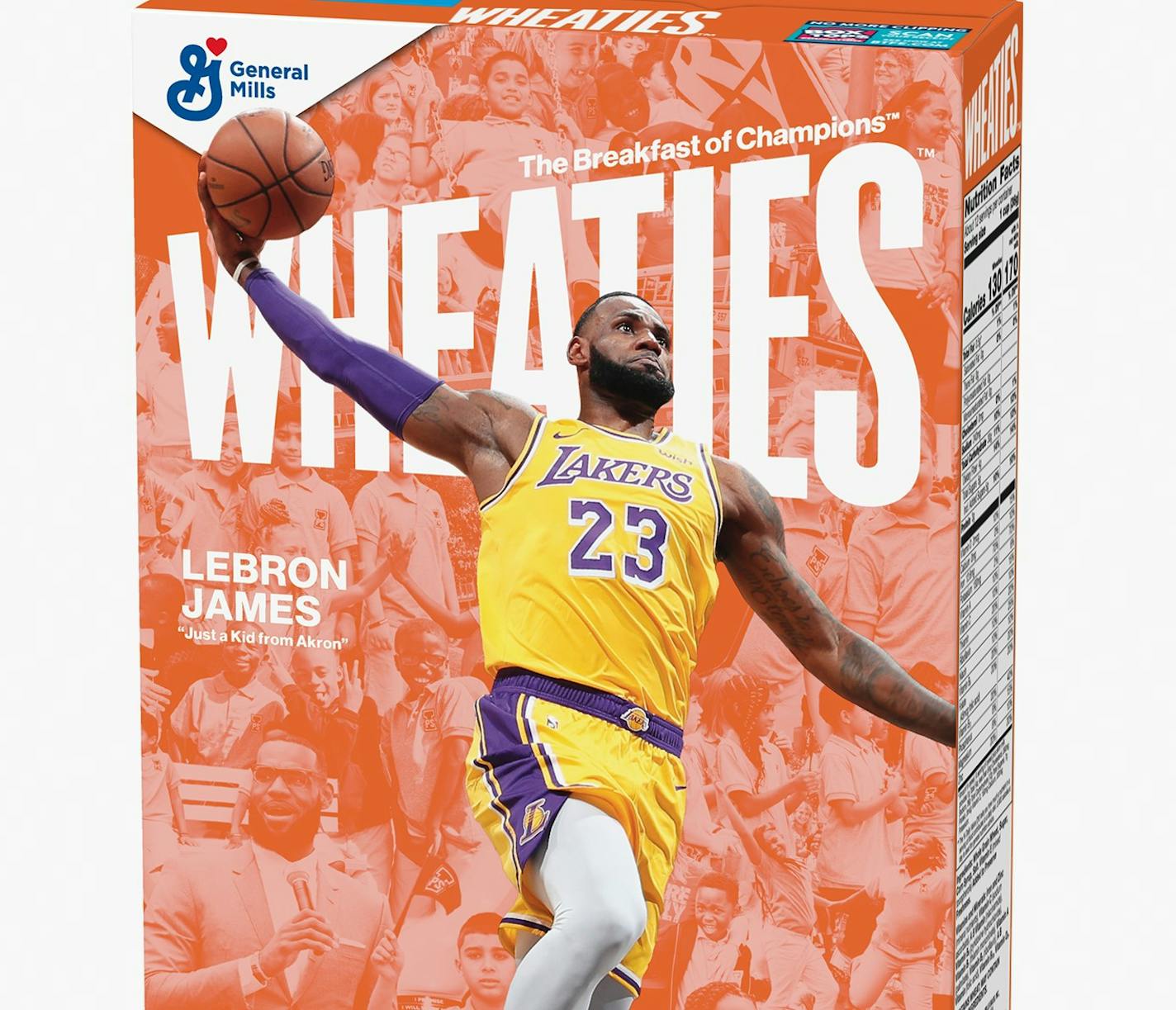 General Mills is featuring LeBron James on its Wheaties boxes. (Provided photo)