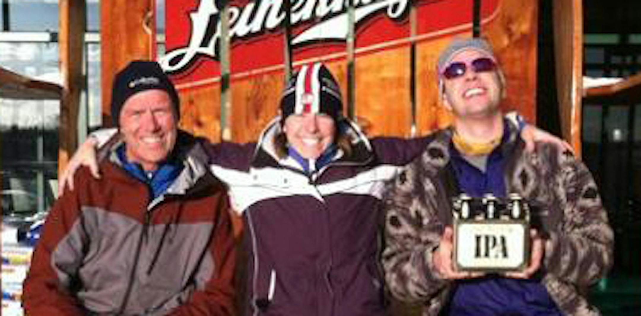 Kevin, Sarah and Jake Panzer for OUtdoors Weekend. ORG XMIT: 9riehsWkMliNT5pr8B0t