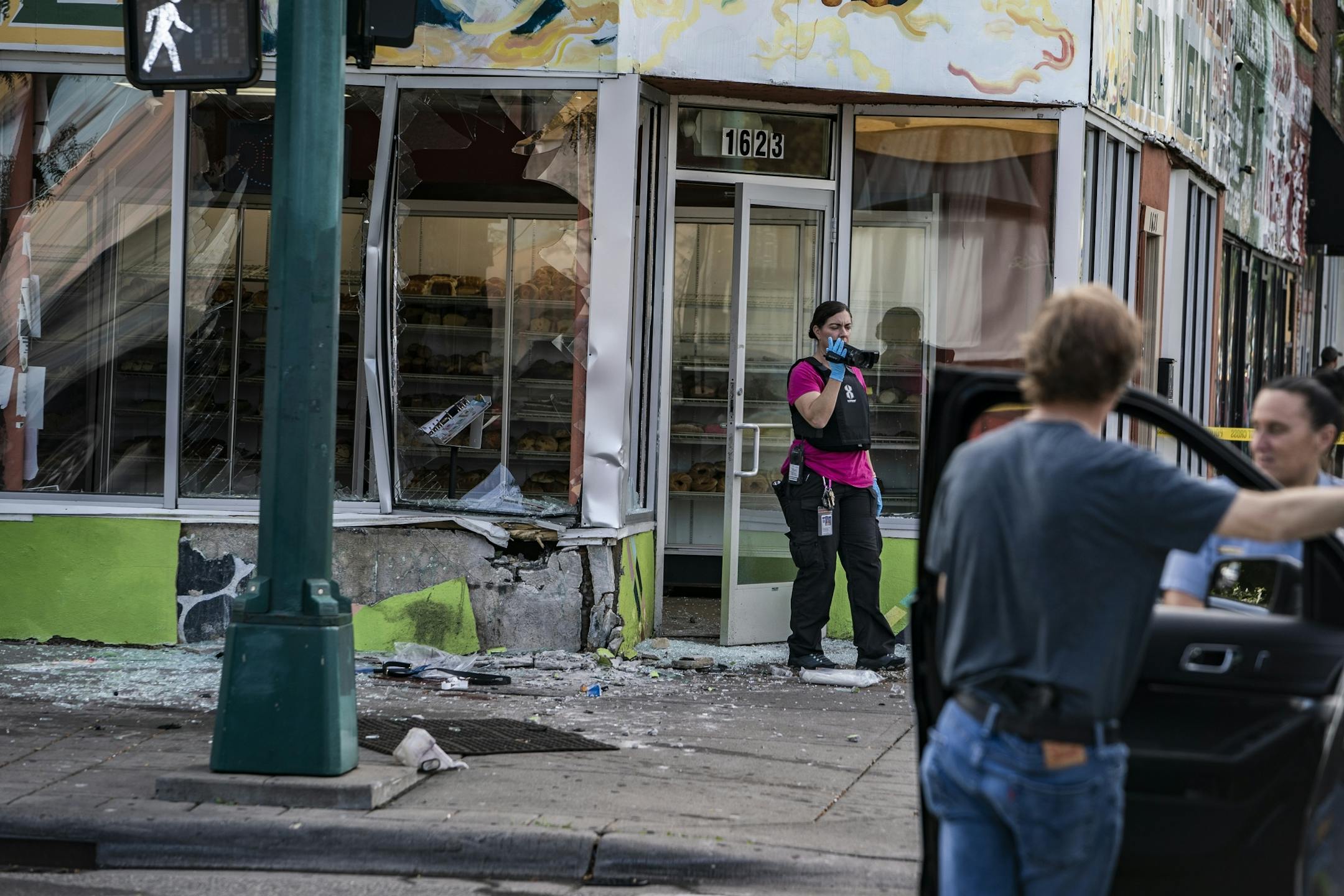 The two teen siblings were hit on Sept. 30 when a vehicle hit pedestrians before smashing into a bakery on Lake Street in Minneapolis. Cecilia Speranzella struck the window of a nearby bakery, landing on the sidewalk, while Jacob went through the glass.