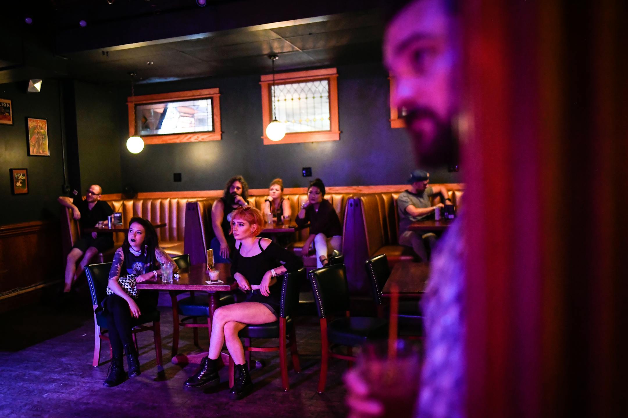 The scene in the music room at Mortimer's as Ingeborg von Agassiz performed Thursday night.