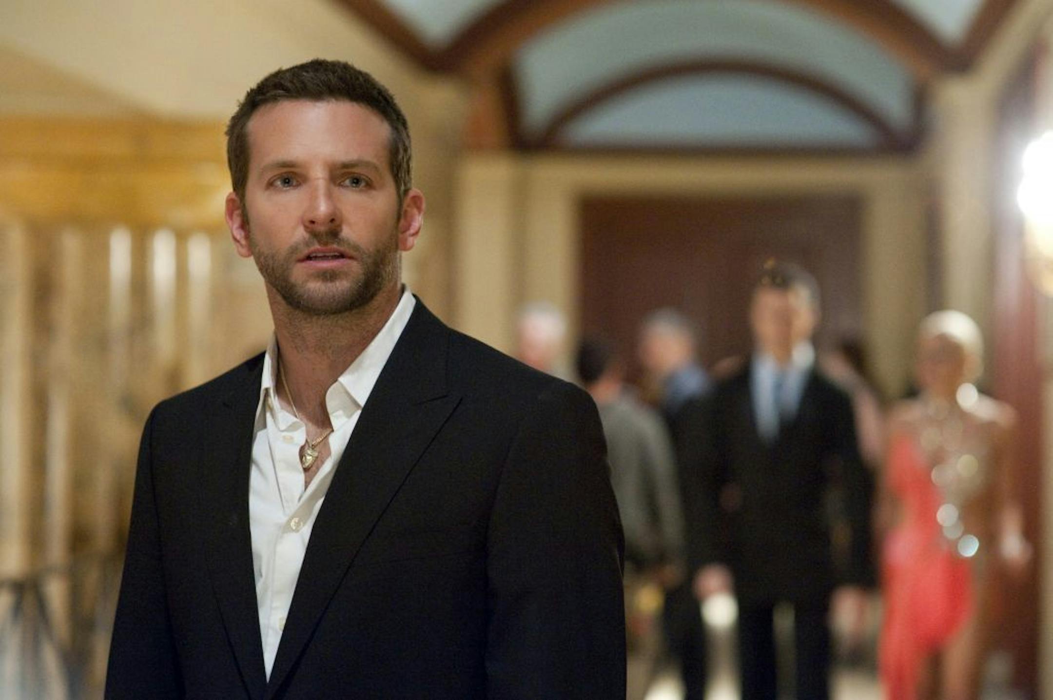FILE - This publicity film image released by The Weinstein Company shows Bradley Cooper in "Silver Linings Playbook." The oddball romances "Moonrise Kingdom" and "Silver Linings Playbook" picked up five nominations each Tuesday, Nov. 27, 2012, to lead the Spirit Awards honoring independent film.