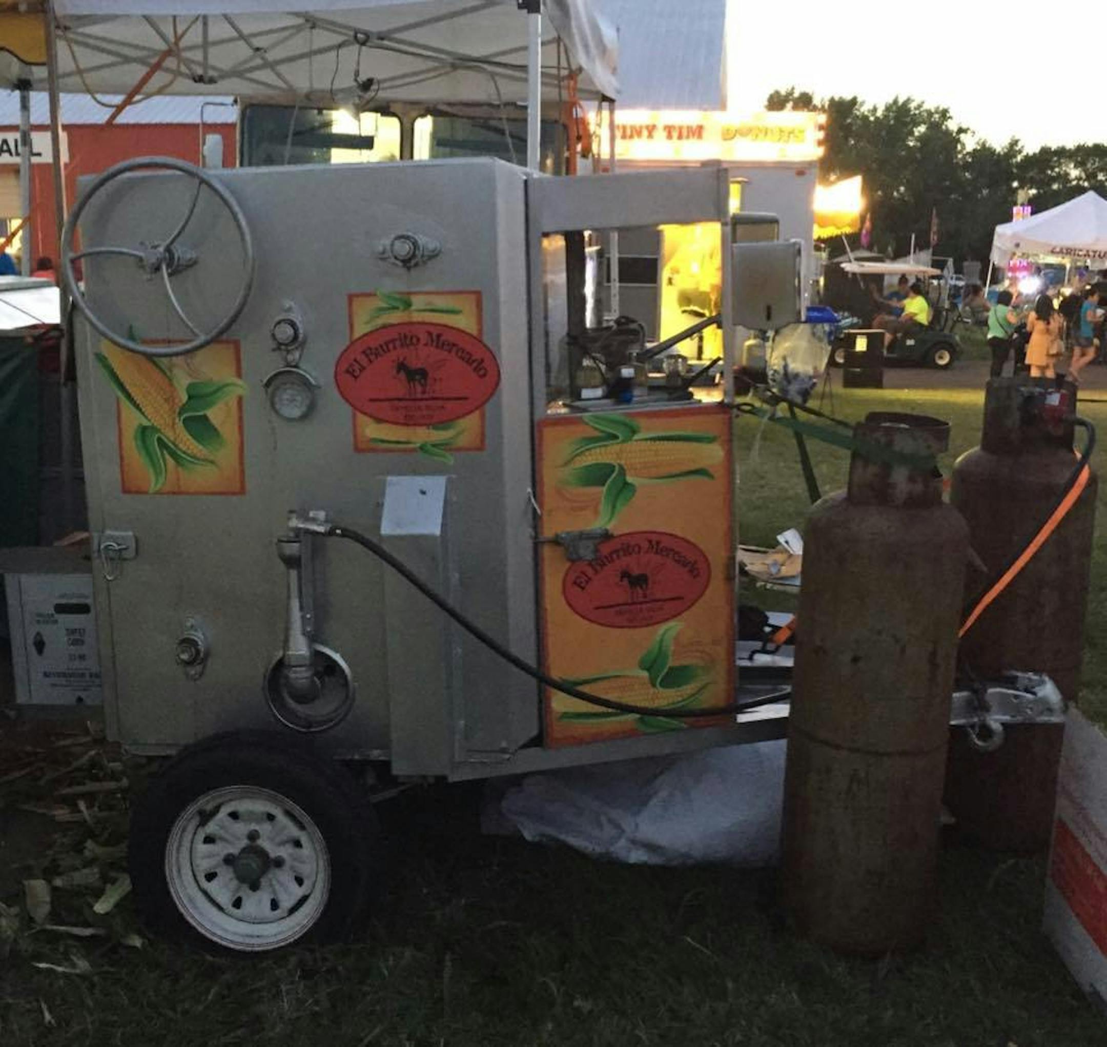 A corn roaster similar to this one was stolen from outside El Burrito Mercado in St. Paul last July.