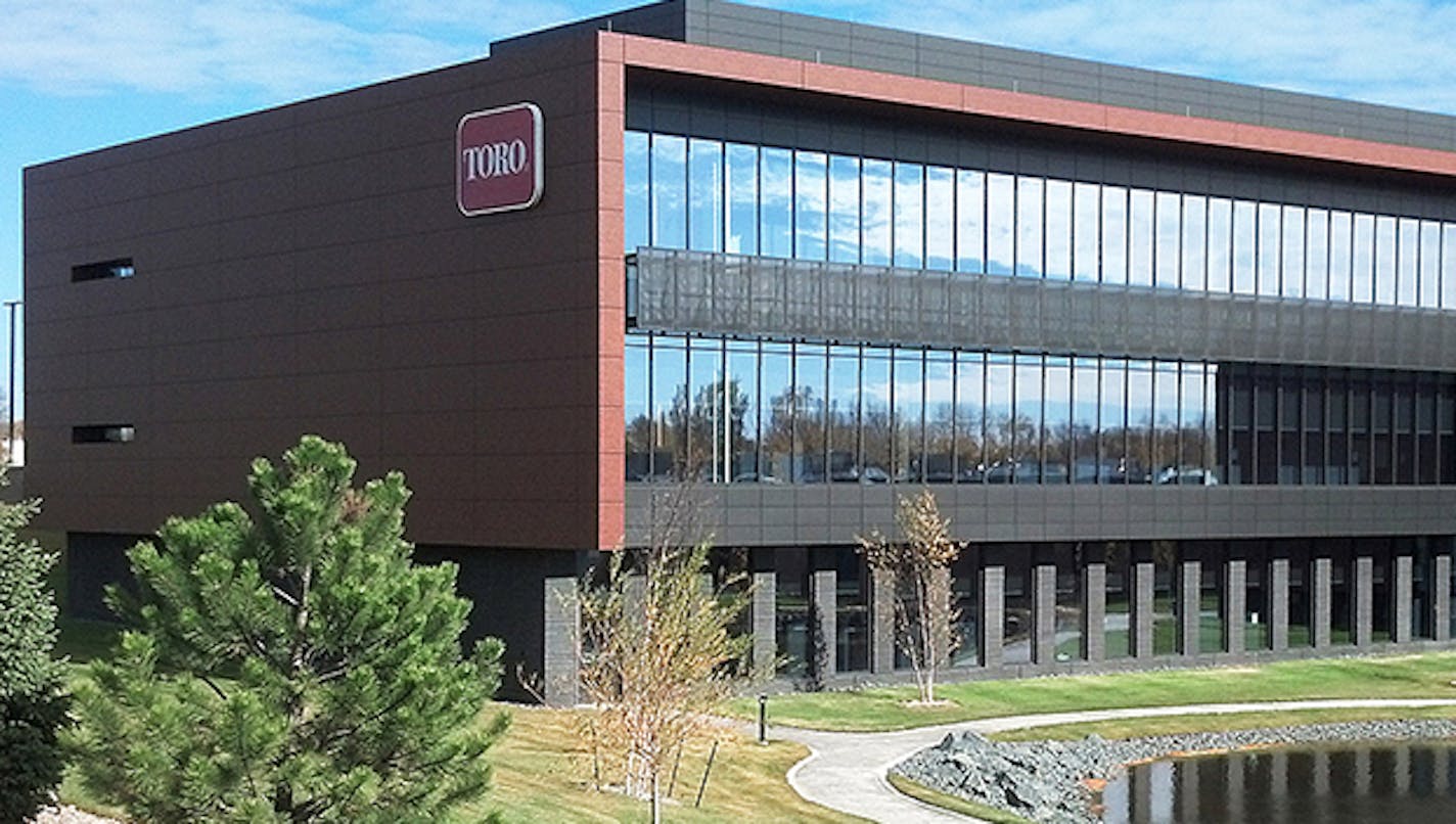 Toro just completed an expansion of its campus in Bloomington after several years of solid returns to shareholders.