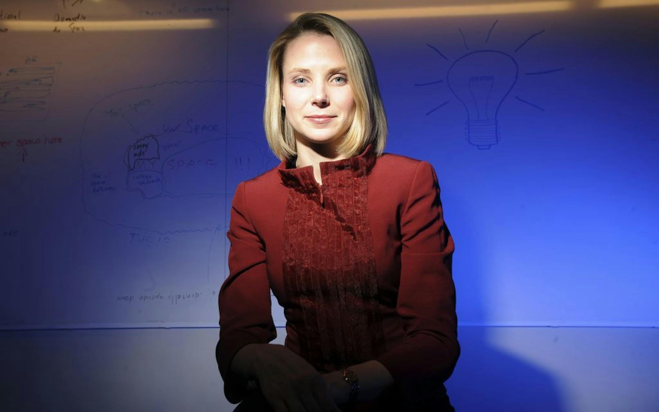 Marissa Mayer, CEO of Yahoo.