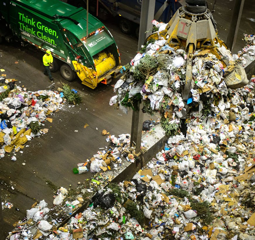 The Hennepin Energy Recovery Center (HERC) is a waste-to-energy facility that burns garbage to generate energy. Operators fluff the garbage to make it easier to burn. A public hearing Tuesday will explore the possibility of using beverage container deposits as a way to increase recycling. Monday, January 13, 2014 ] GLEN STUBBE * gstubbe@startribune.com