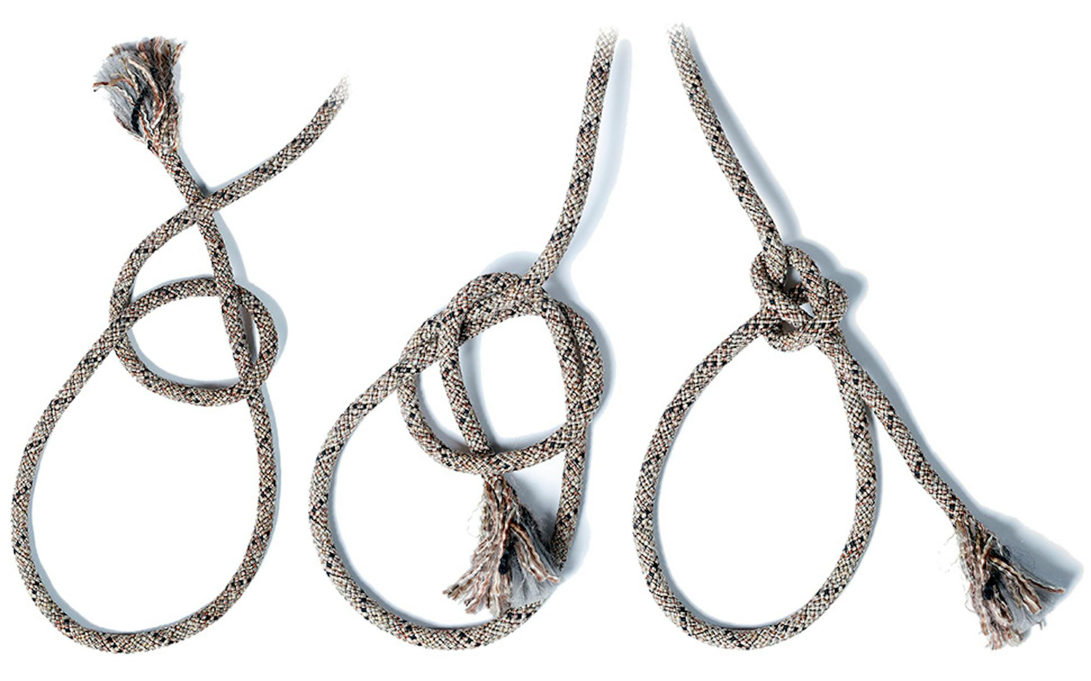 Basic knots, like the bowline, are great when helping moor a boat, or tying something off on a tree or post.