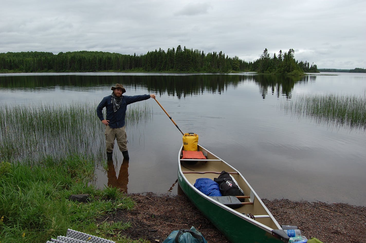 Eric Straw is canoeing all 50 states, called My50Campaign. He is chronicling his adventure at shamelesstravels.com.