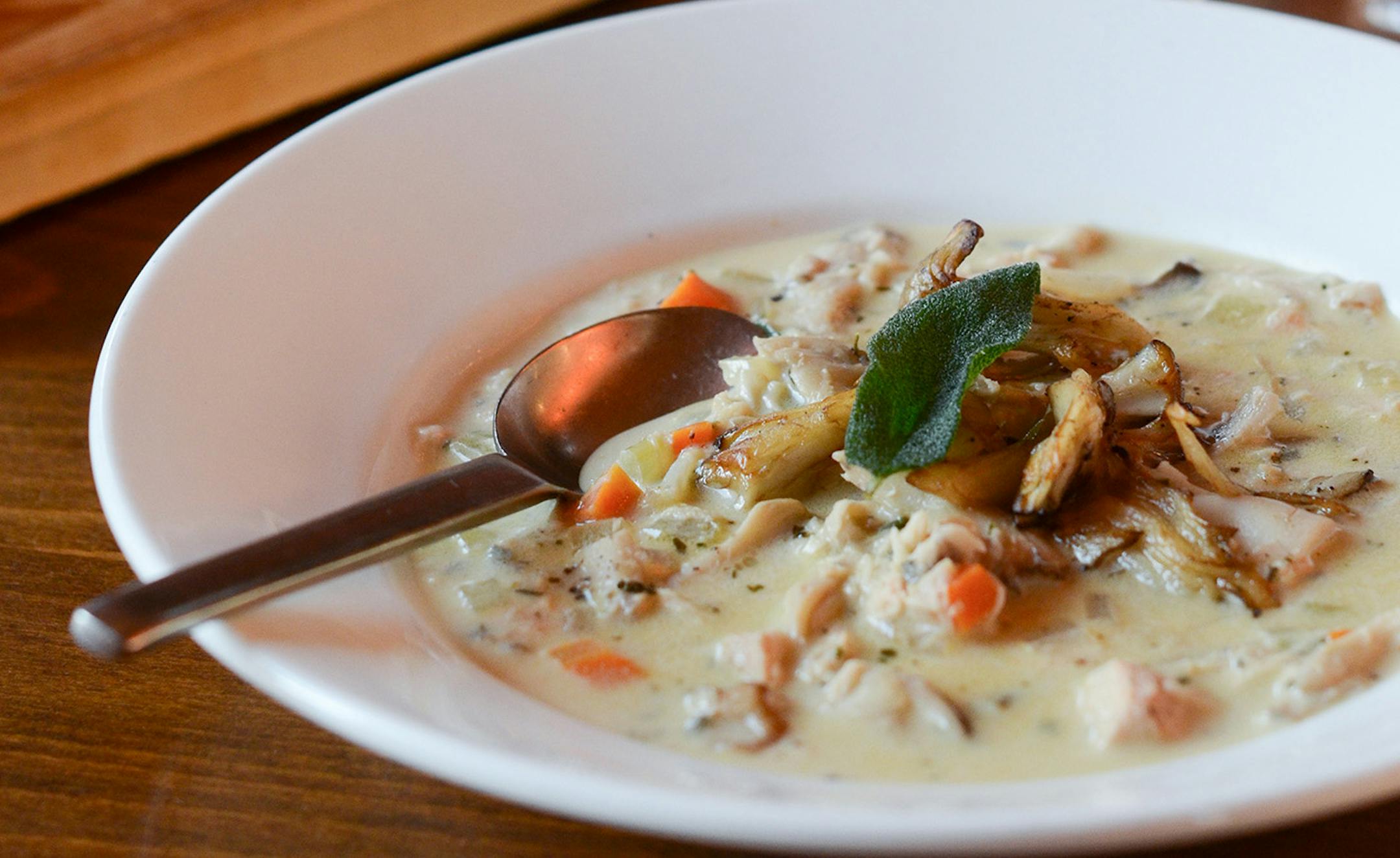 Be'wiched mushroom soup, from writer-photographer-blogger Stephanie Meyer's new book ‚ÄúTwin Cities Chef‚Äôs Table‚Äù