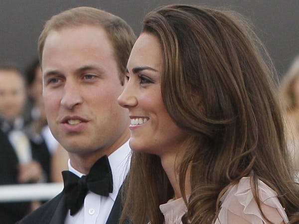Britain's Prince William, the Duke of Cambridge, and his wife Kate, Duchess of Cambridge