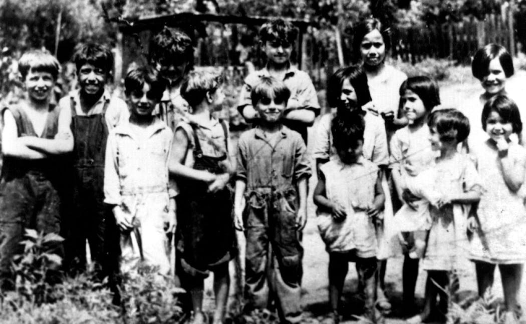The Swede Hollow Junior Gang. St. Paul, 1935. Minnesota Historical Society