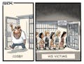 Sack cartoon: Bill Cosby
