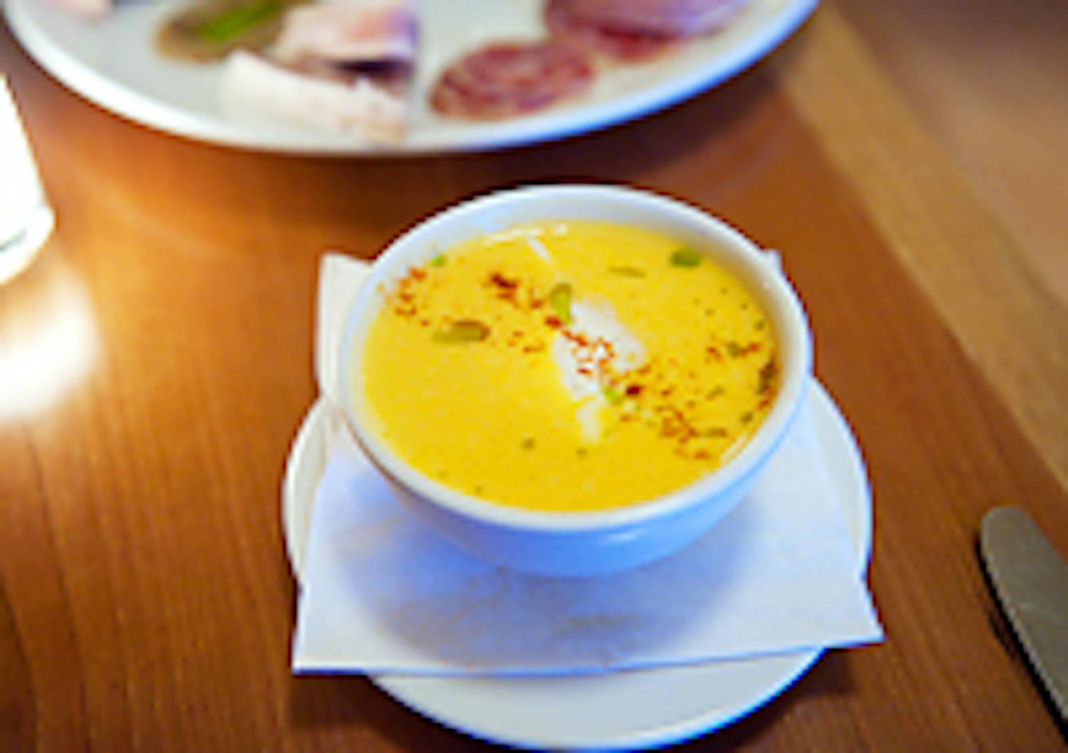 Butternut squash bisque