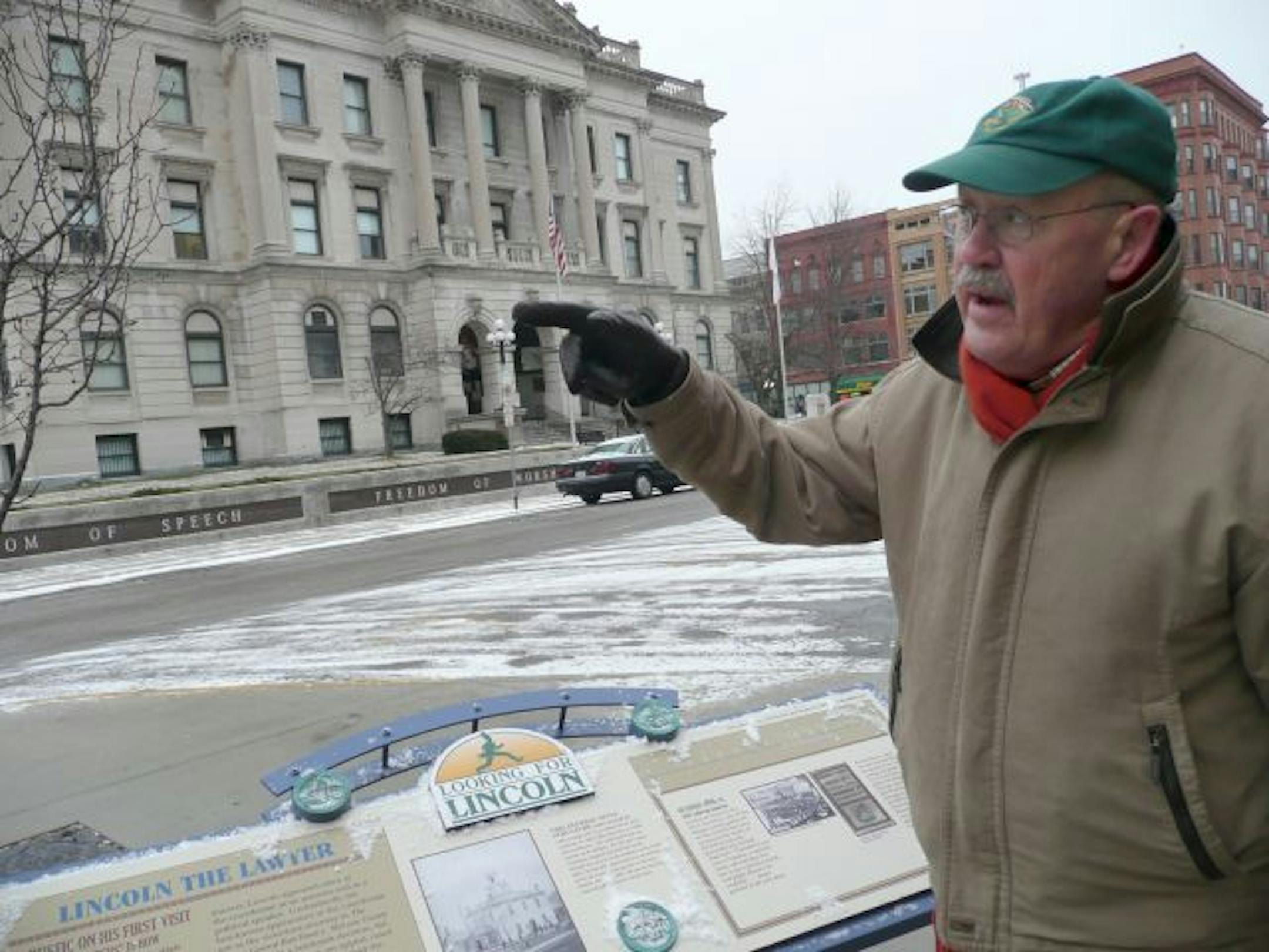Guy Fraker, a semi-retired lawyer who lives in Bloomington, Illinois, is writing a book about Lincoln on the Eighth Judicial Circuit.