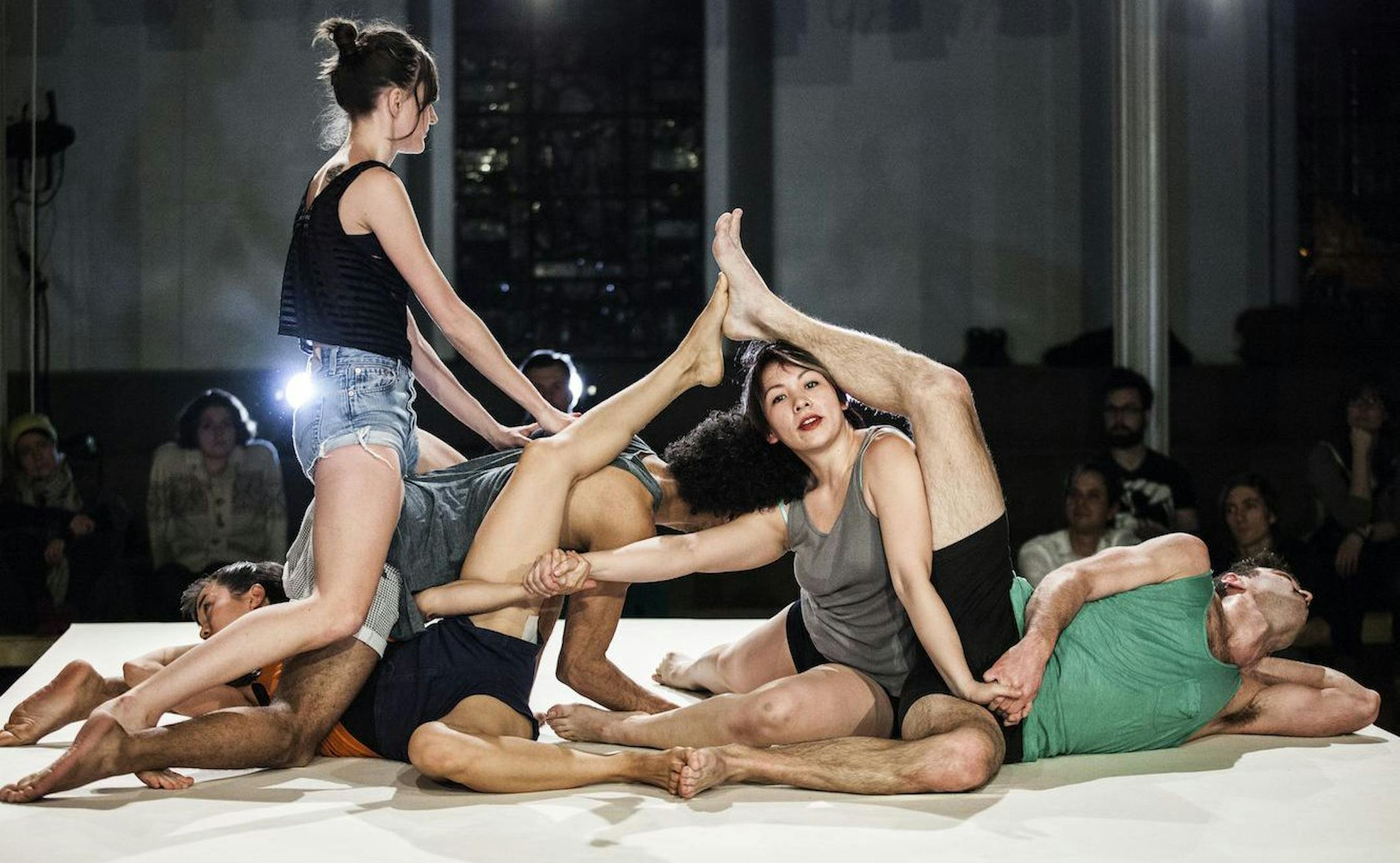 A scene from Faye Driscoll's "Thank You for Coming: Attendance." (Provided by Walker Art Center)