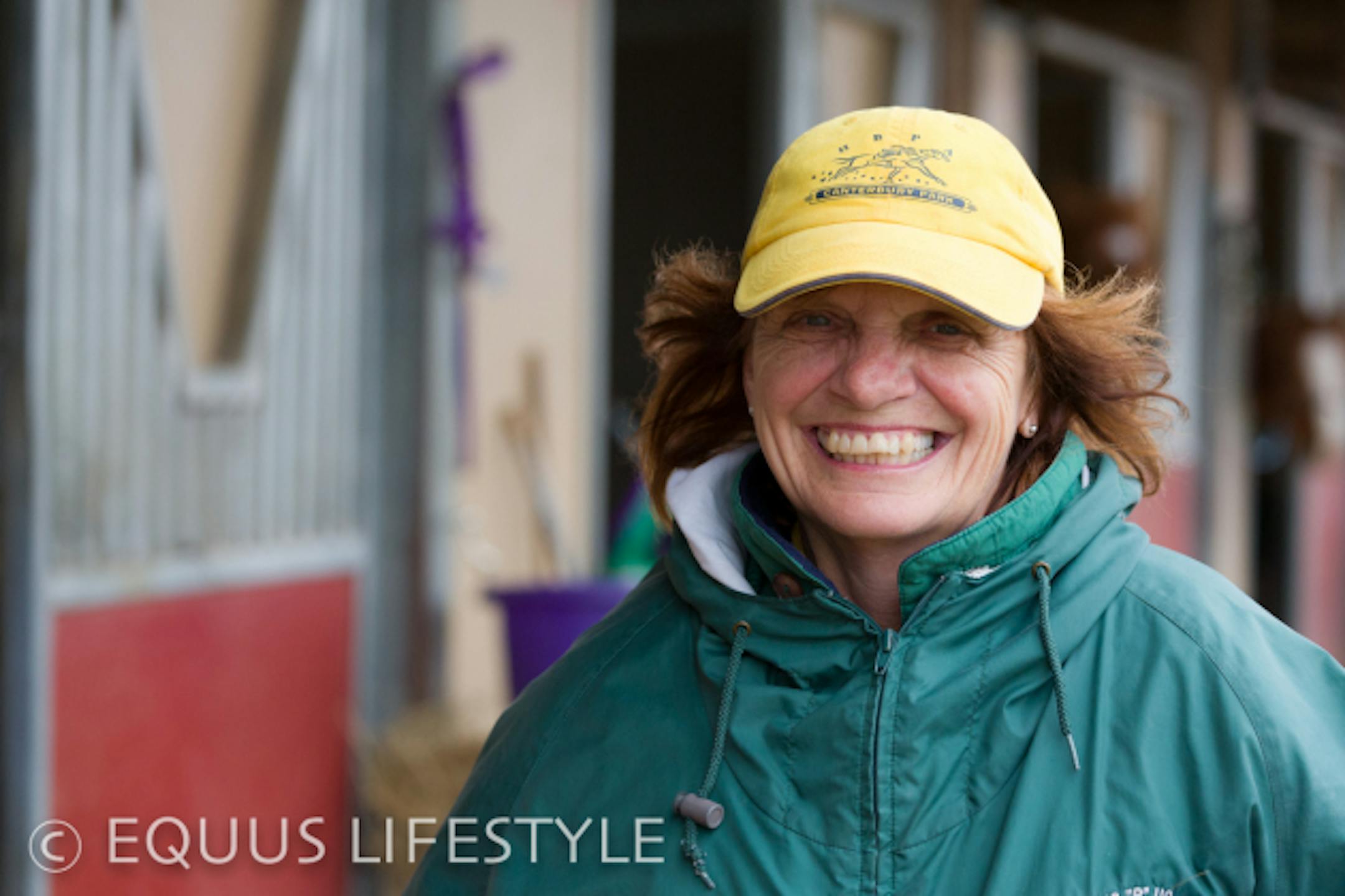 Owner and trainer, Virginia Peters.