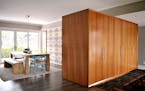 Everyday Solutions - Cherry storage cabinet by Peterssen/Keller Architecture. Provided