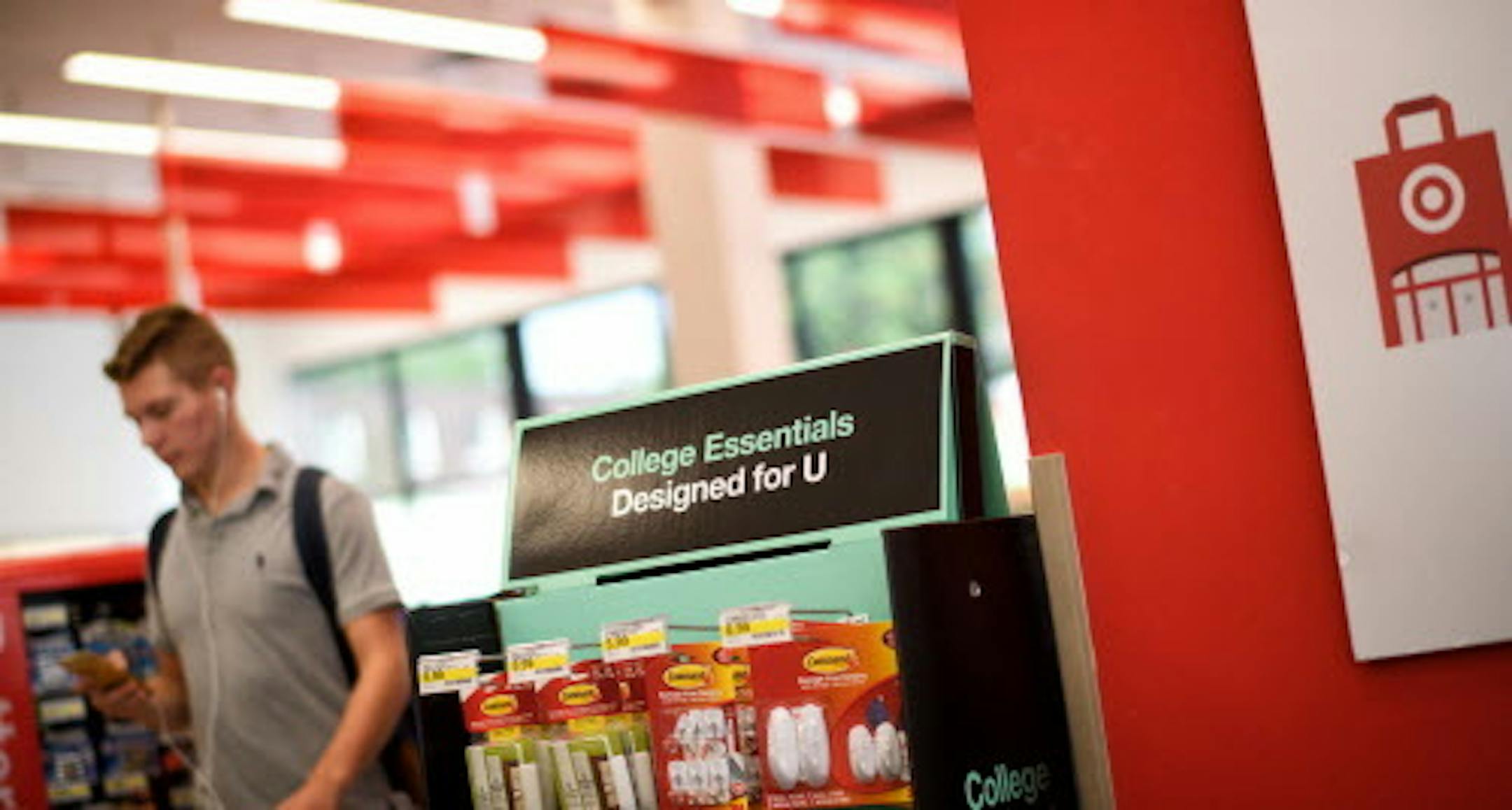 The Dinkytown Target store opened two years ago and attracts students and parents shopping for students.      ] GLEN STUBBE * gstubbe@startribune.com Tuesday, August 16, 2016  The Dinkytown Target store opened two years ago and attracts students and parents shopping for students.