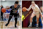 Liv McGill of Hopkins (left photo) and Olivia Olson of Benilde-St. Margaret's were picked to play in the McDonald's All-American Game in April.