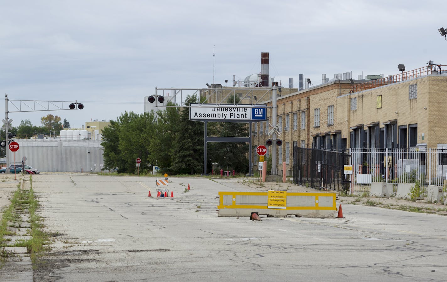 The shuttered General Motors plant in Janesville, Wis. Associated Press