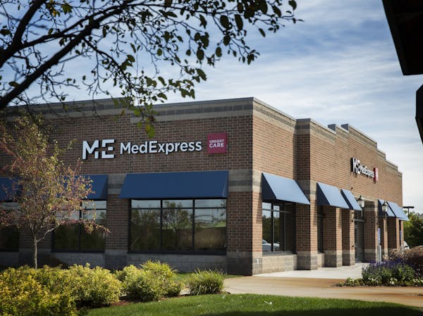 The MedExpress Urgent Care clinic that will soon be open in Plymouth. ] (Leila Navidi/Star Tribune) leila.navidi@startribune.com BACKGROUND INFORMATIO