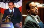 Reactions to the death of O.J. Simpson on Thursday came in various tones, from those involved in his sports career as a running back (left) to those i