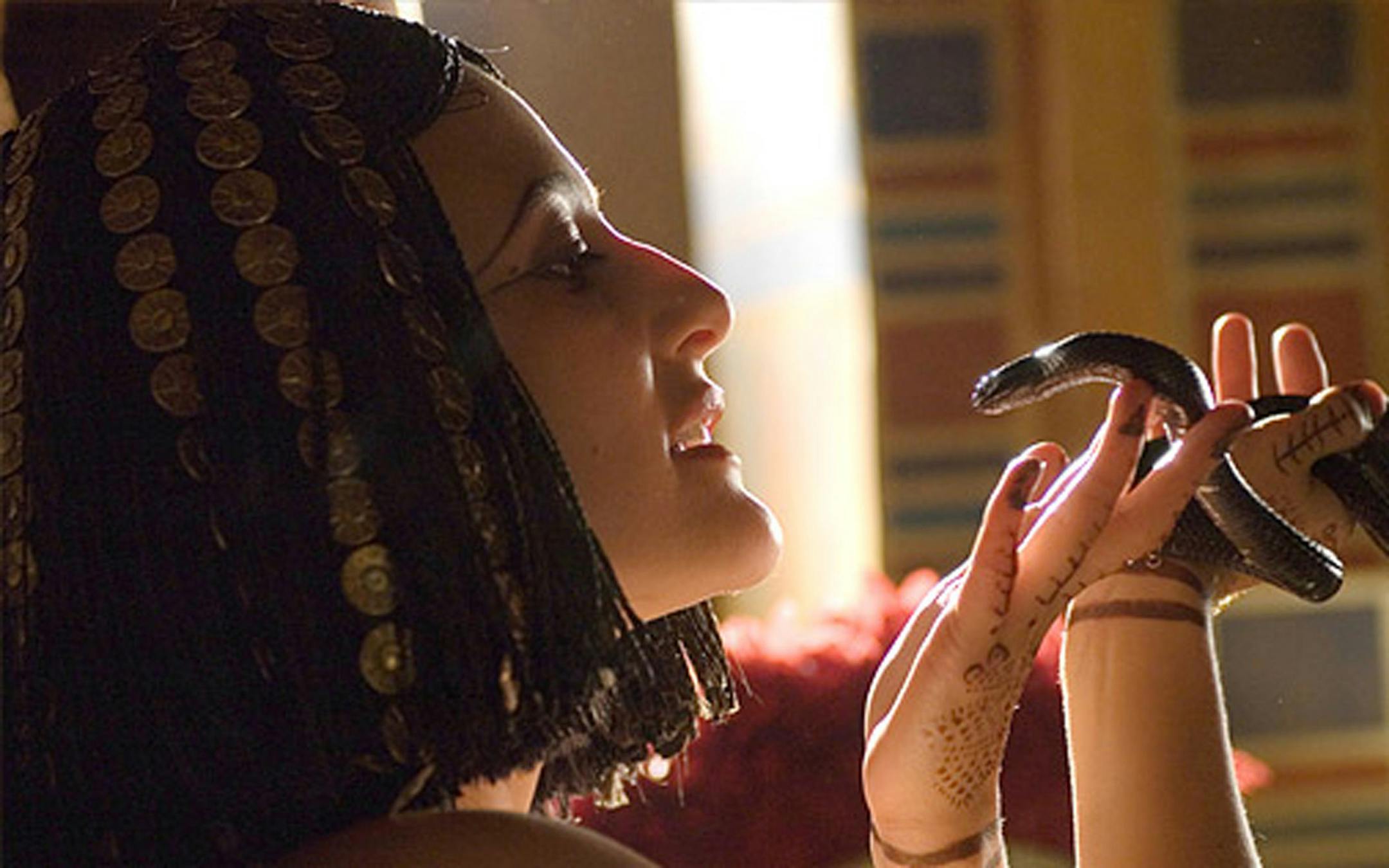 Lyndsey Marshal stars as Cleopatra in the HBO series "Rome."