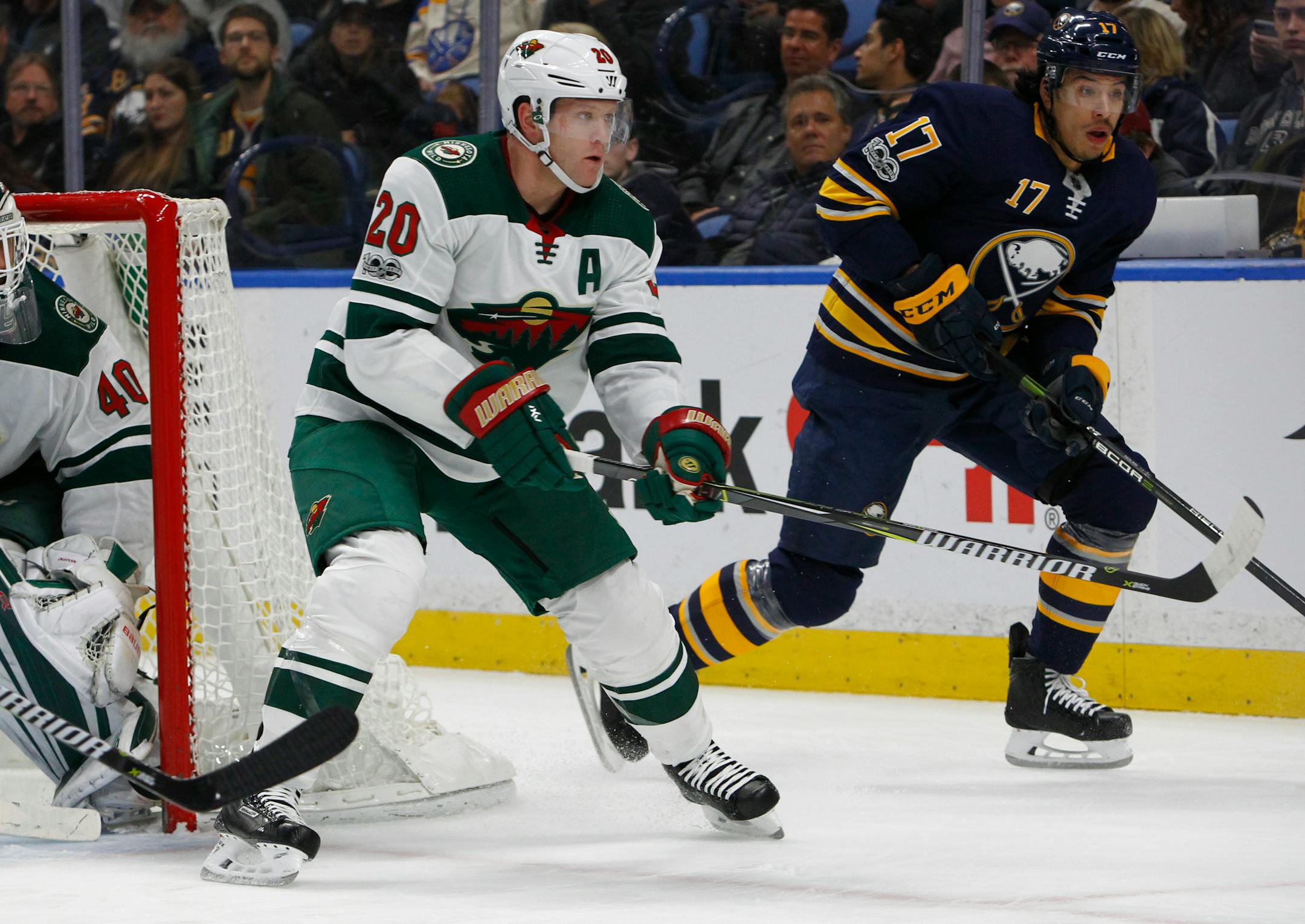 After his defensive partner Jared Spurgeon went down last month because of a groin strain, the play of Ryan Suter (20) in his own end only seemed to become more critical to a Wild team once again needing to overcome more adversity.