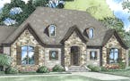 A home plan with two master suites for multigenerational harmony.