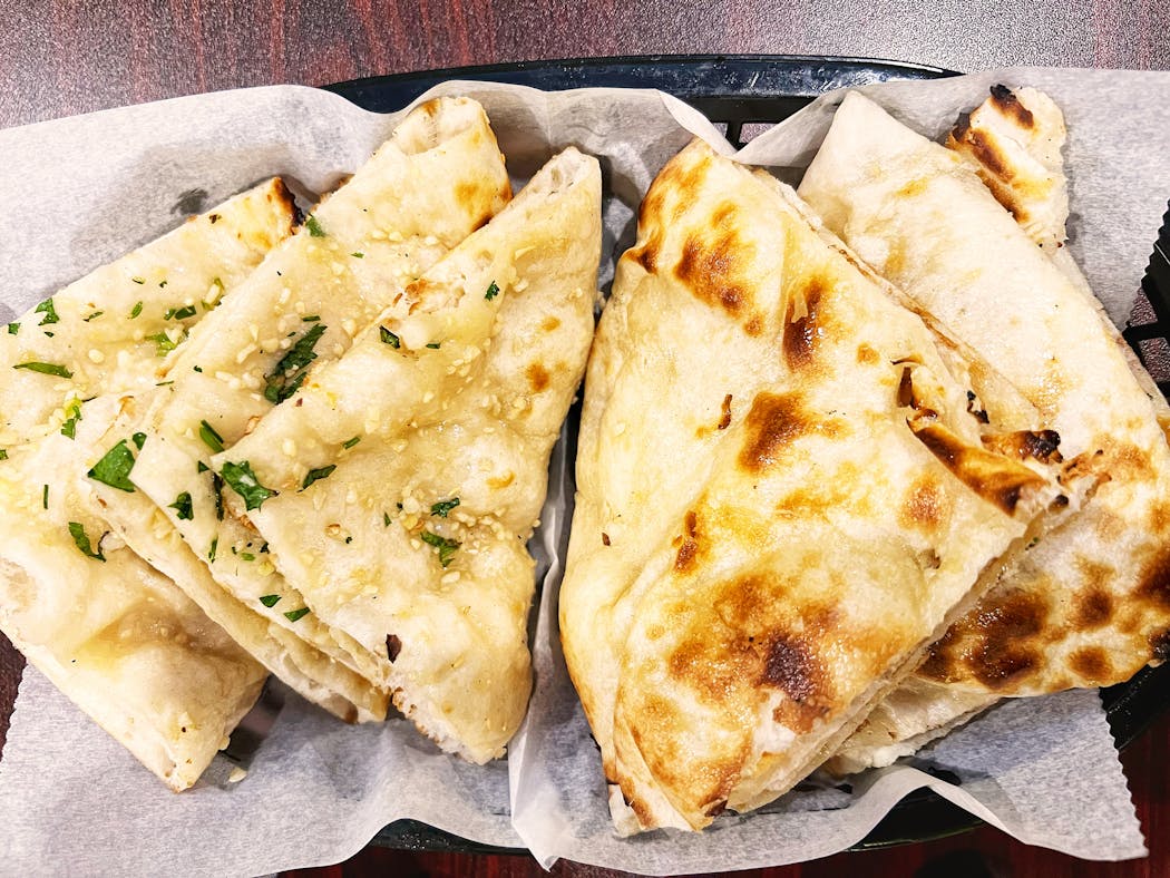 The naans at Indian Masala are among the best in the Twin Cities.