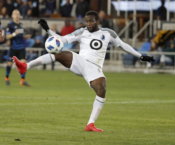 United midfielder Kevin Molino scored the Loons' first two goals of the season against San Jose. His injury leaves a big void in the Loons' offense.