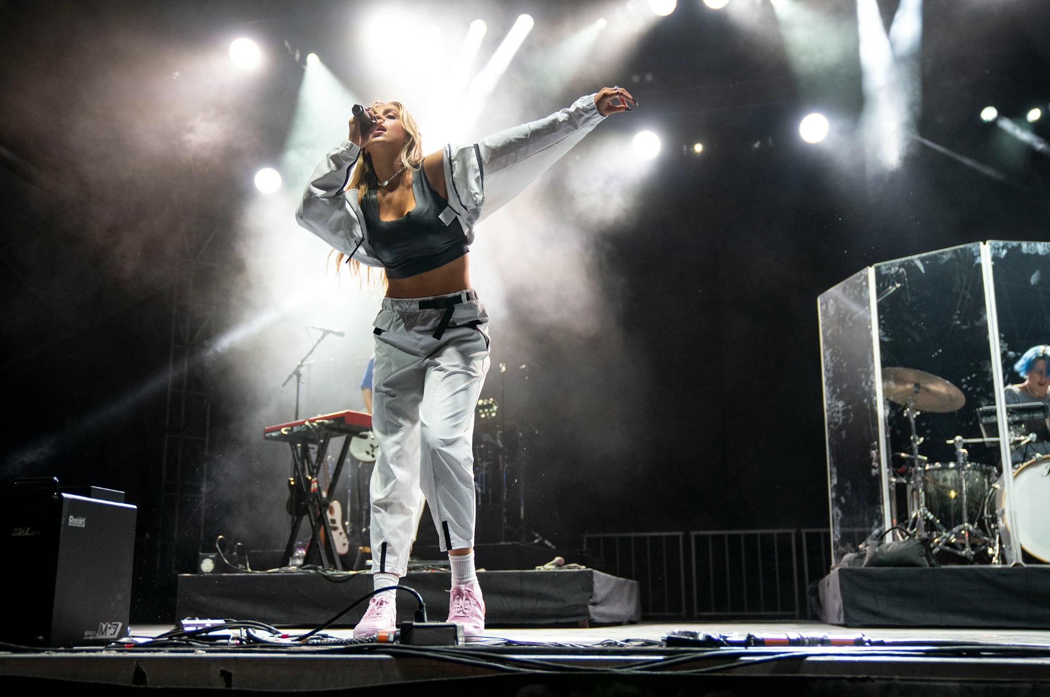 Tate McRae performed Friday evening at the Basilica Block Party in Minneapolis.