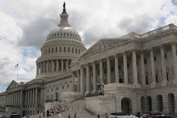 A view of the U.S. Capitol Building on July 25, 2017, in Washington, D.C. (Evan Golub/Zuma Press/TNS) ORG XMIT: 1243545