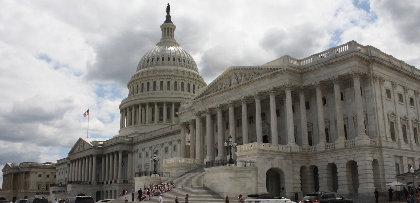 A view of the U.S. Capitol Building on July 25, 2017, in Washington, D.C. (Evan Golub/Zuma Press/TNS) ORG XMIT: 1243545