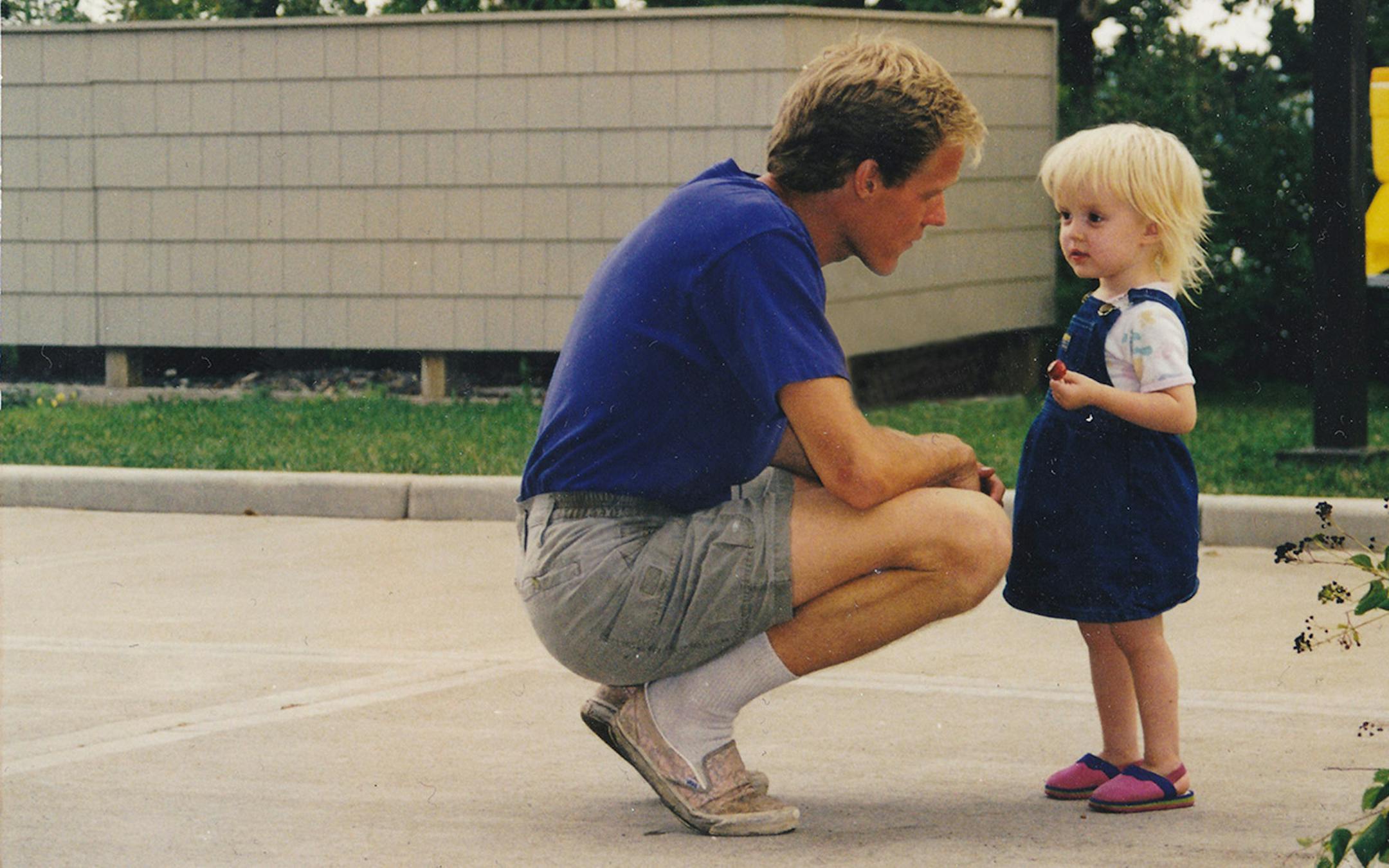 Eileen Westburg of Minnetonka loves this candid photo her her son, Steven Wilson, and his daughter Molly Mae chatting during a family picnic about 19 years ago. "As a mother, itís a sweet memory watching a son as a father relating to his little girl in such a loving way. Sheís all grown up now and they still enjoy each otherís company." [focus061817