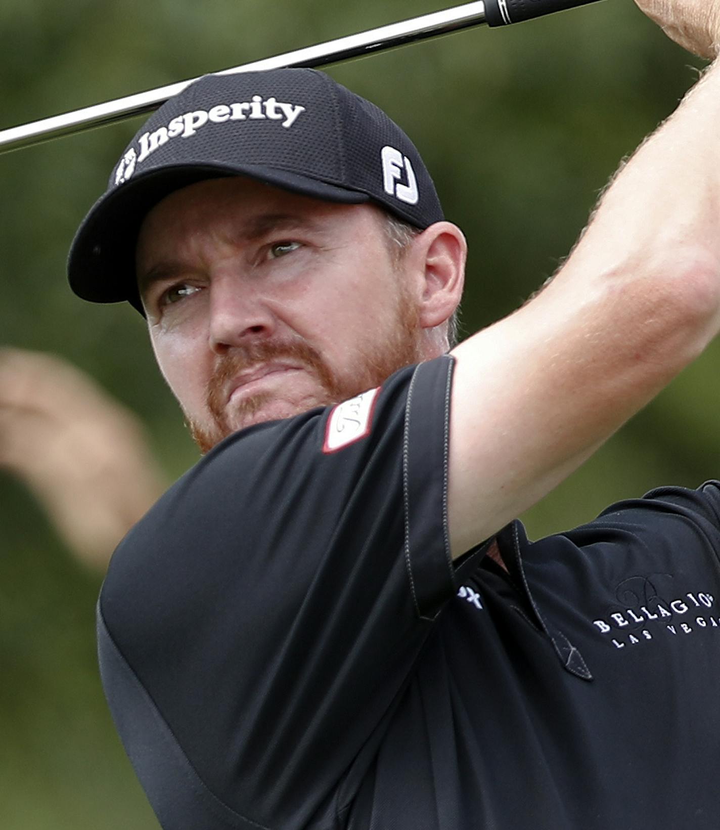 Jimmy Walker hits from the tee on the fourth hole during the second round of play at the Tour Championship golf tournament at East Lake Golf Club Friday, Sept. 23, 2016, in Atlanta. (AP Photo/John Bazemore) ORG XMIT: GAJB10