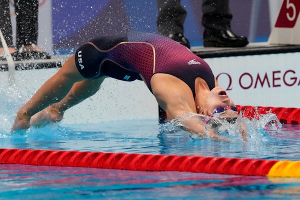 Regan Smith during her 100-meter backstroke semifinal.
