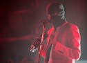 Tyler Joseph sang and played tambourine with Twenty One Pilots at the Xcel Energy Center on Friday. ] Isaac Hale ï isaac.hale@startribune.com Twenty 