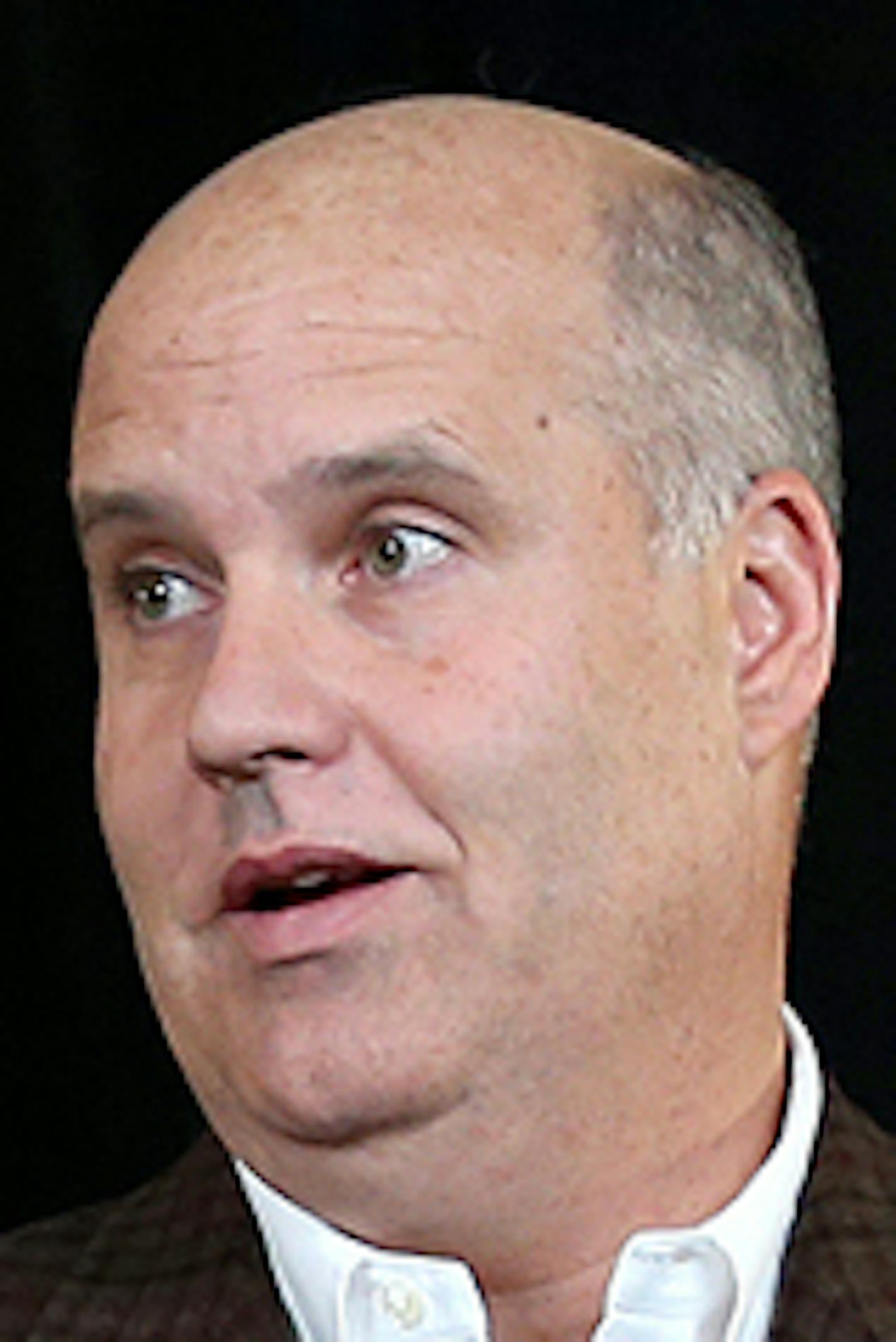 Norwood Teague, director of athletics at the University of Minnesota answers questions at the podium after the announcement that Minneapolis will host the NCAA Final Four tournament in 2019 during a press conference at TCF Bank Stadium in Minneapolis on Friday, November, 14, 2014. From left in the background are Scott Romane, executive director of Sports Minneapolis, Rob Moor, CEO of the Timberwolves and Lynx basketball teams, Michele Kelm-Helgen, Minnesota Sports Facilities Authority (MSFA) cha