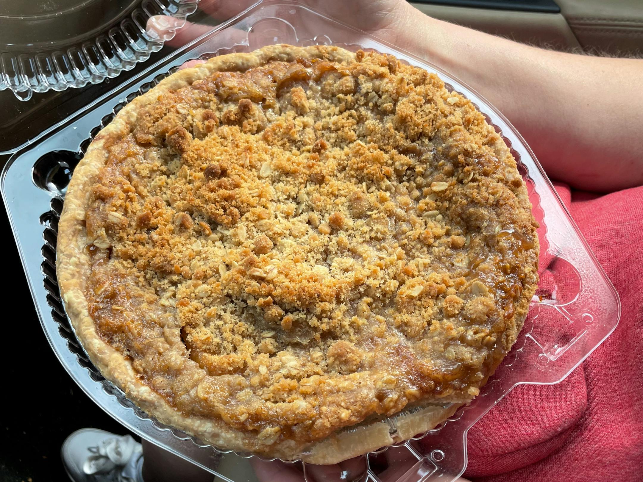 Bettie Jane's Dutch Apple Pie, with streusel topping