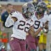 Cornerback Craig James (22), a former Gophers recruit who transferred to Southern Illinois, has earned a roster spot as a tryout player with the Vikin