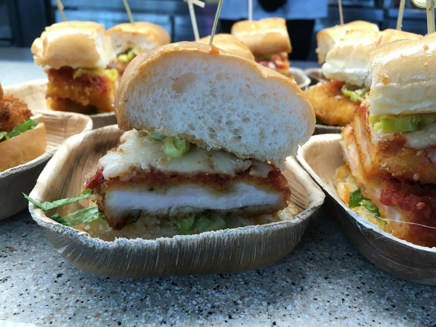 Red Rabbit's Chicken Parmesan Sandwich in Bat & Barrel at Target Field