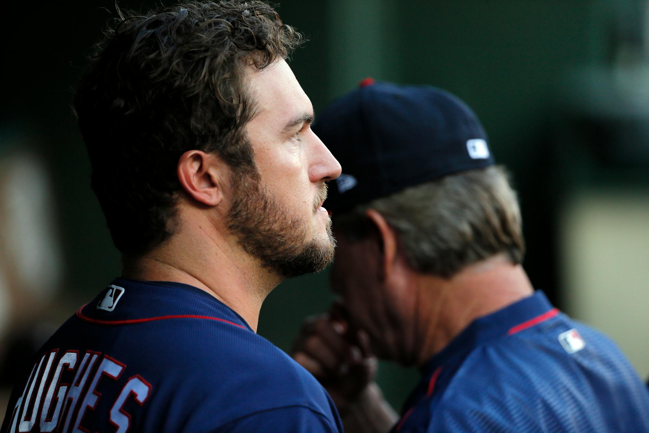 The Twins peeled more than $7 million off their $22 million obligation to Phil Hughes by trading him to San Diego on Sunday.