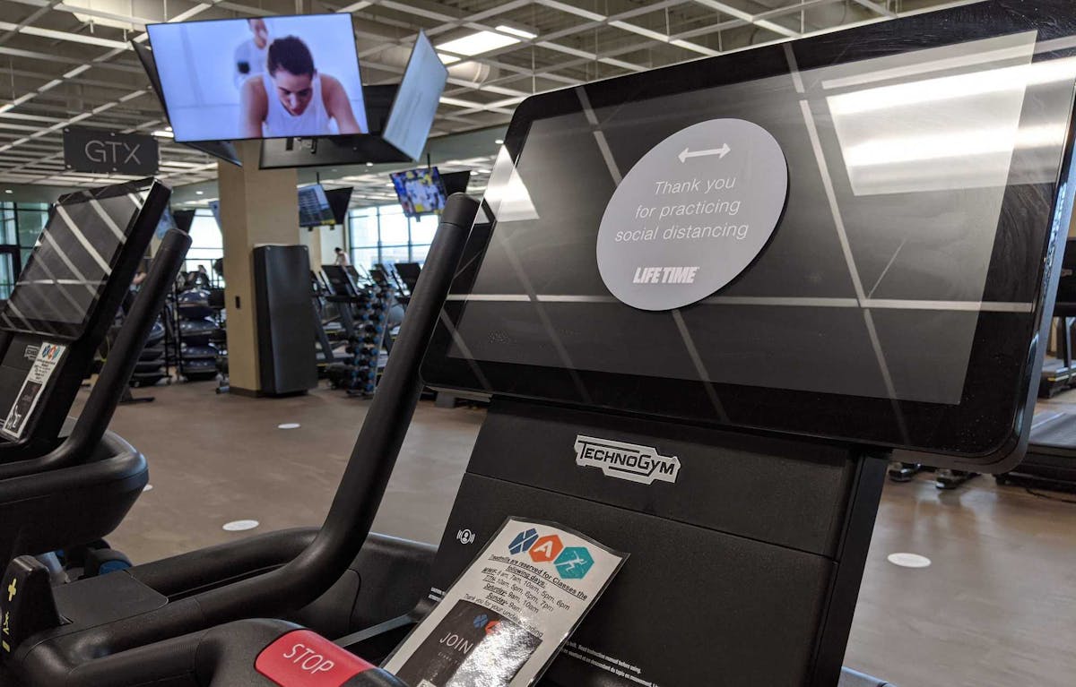 The Life Time fitness center in Southdale Mall in Edina. (Nicole Norfleet/Star Tribune)