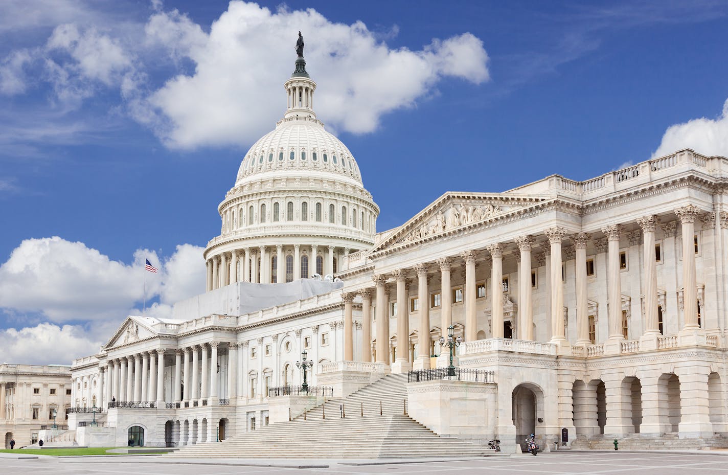 East facade of the US Capitol Building, Washington DC,